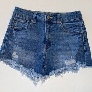 Harper High Rise Cutoff Jean Shorts, Size 27